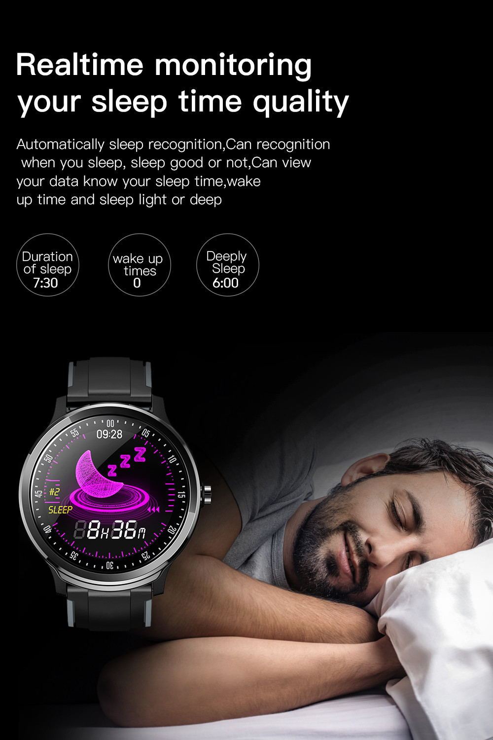 Smart watch SN80 fitness tracker