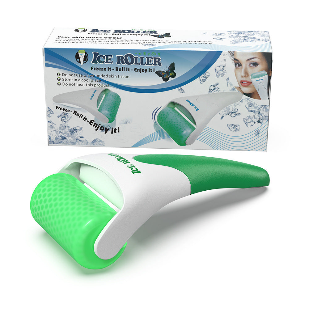 Ice Roller Blue Powder Plastic Massager