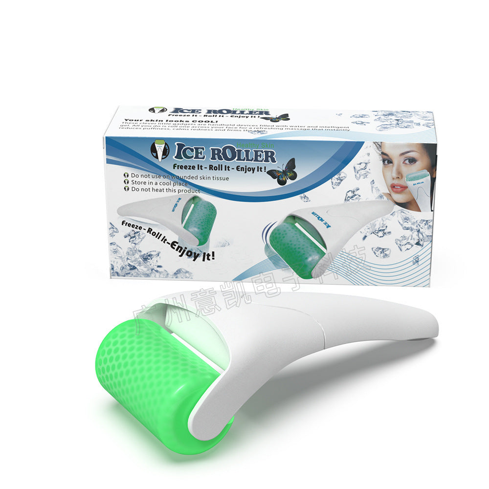 Ice Roller Blue Powder Plastic Massager