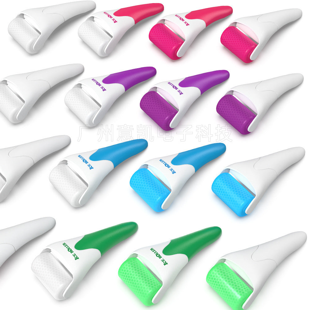Ice Roller Blue Powder Plastic Massager