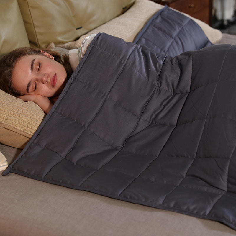 Gravity Weighted Pure Cotton Blanket Household