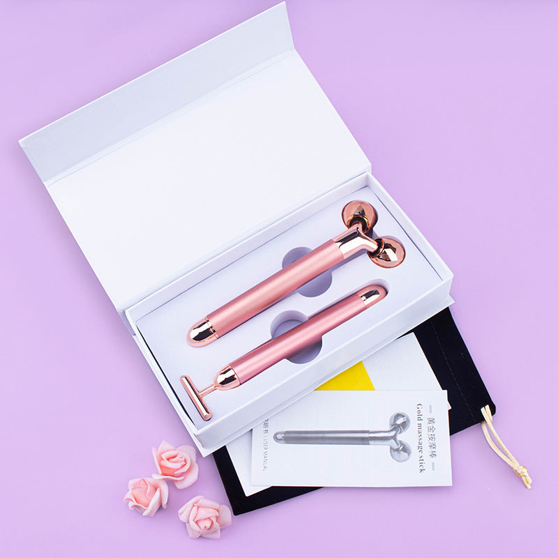 Facial Double Head 3D Roller Massager