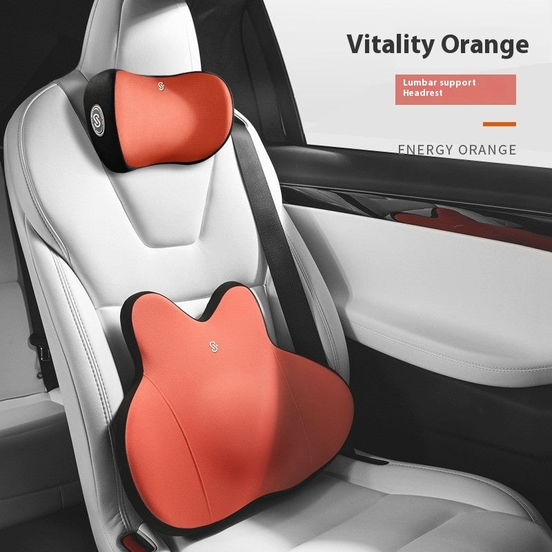 Car Neck Lumbar Support Pillow