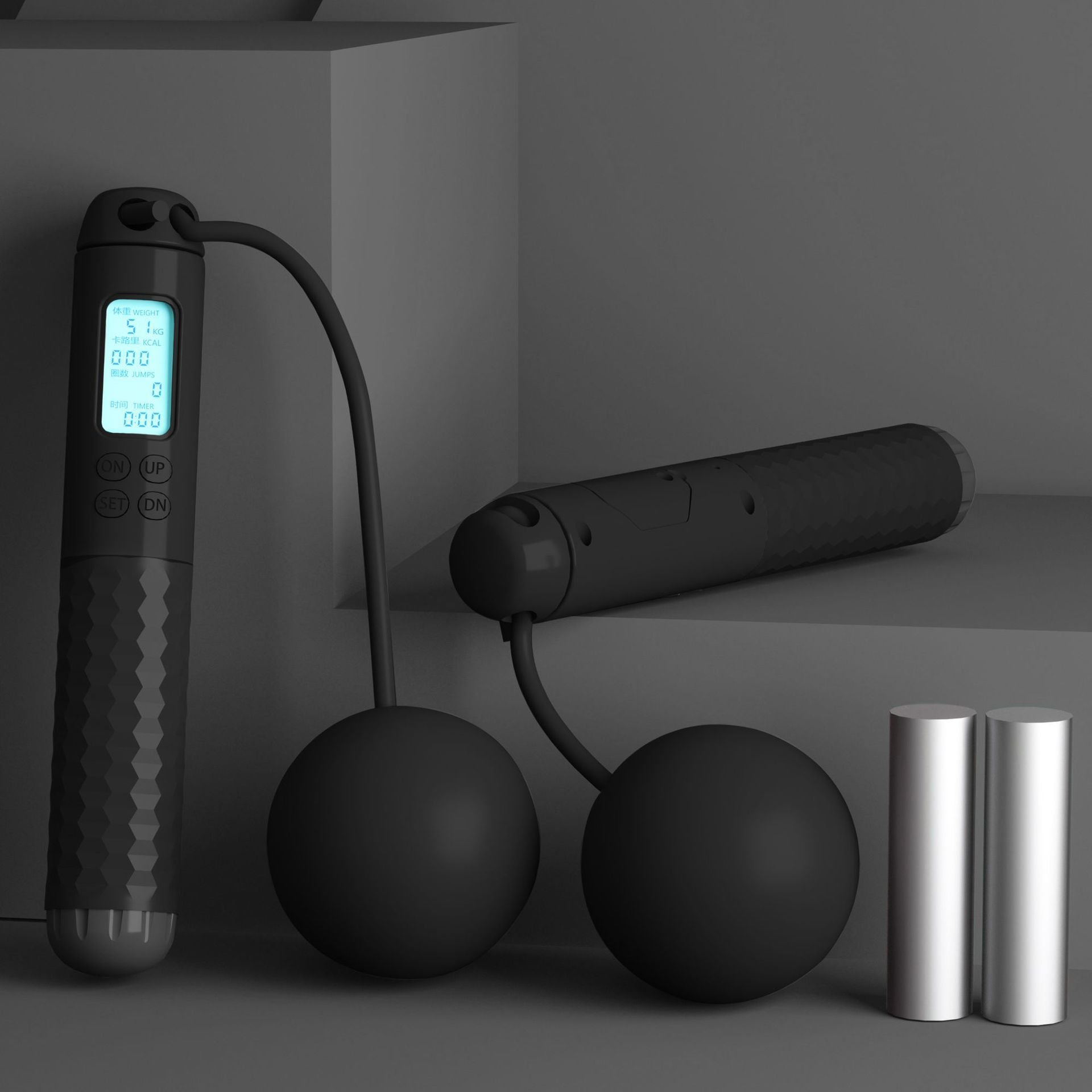 Fitness Exercise Weight Carrying Jumping Rope