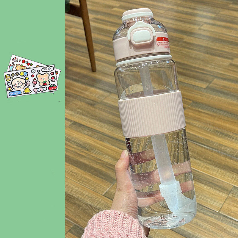 Portable Large Capacity Water Plastic Bottle