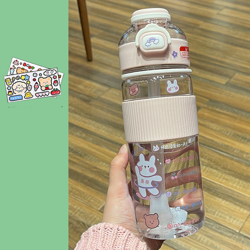 Portable Large Capacity Water Plastic Bottle