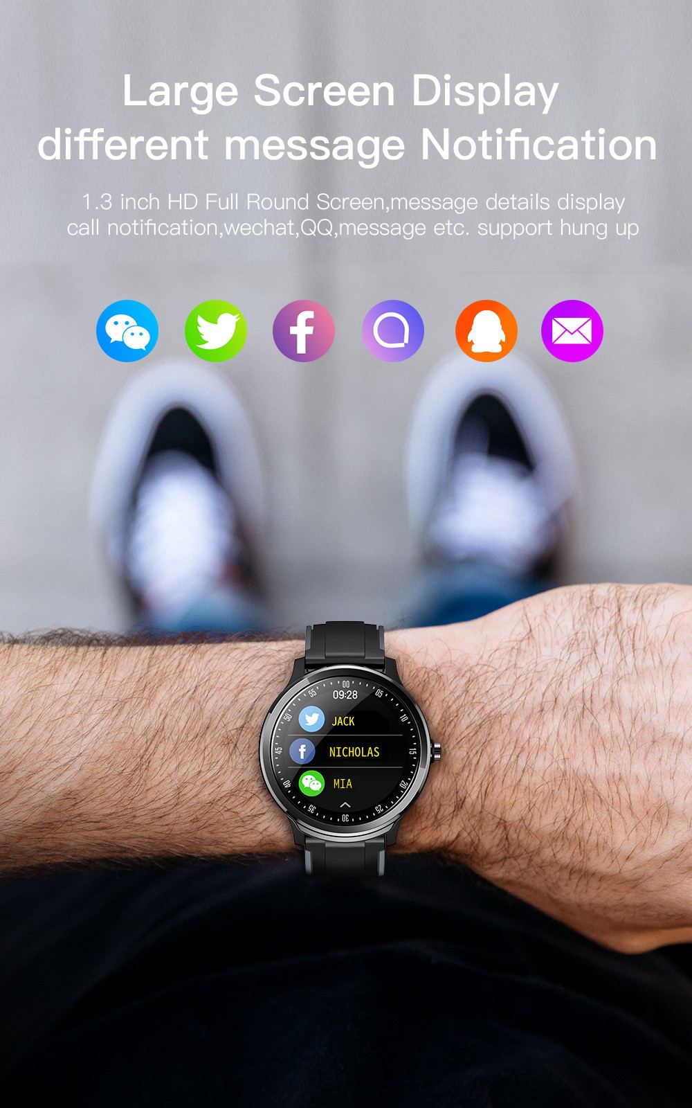 Smart watch SN80 fitness tracker