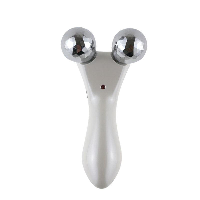 Roller shaping face massager