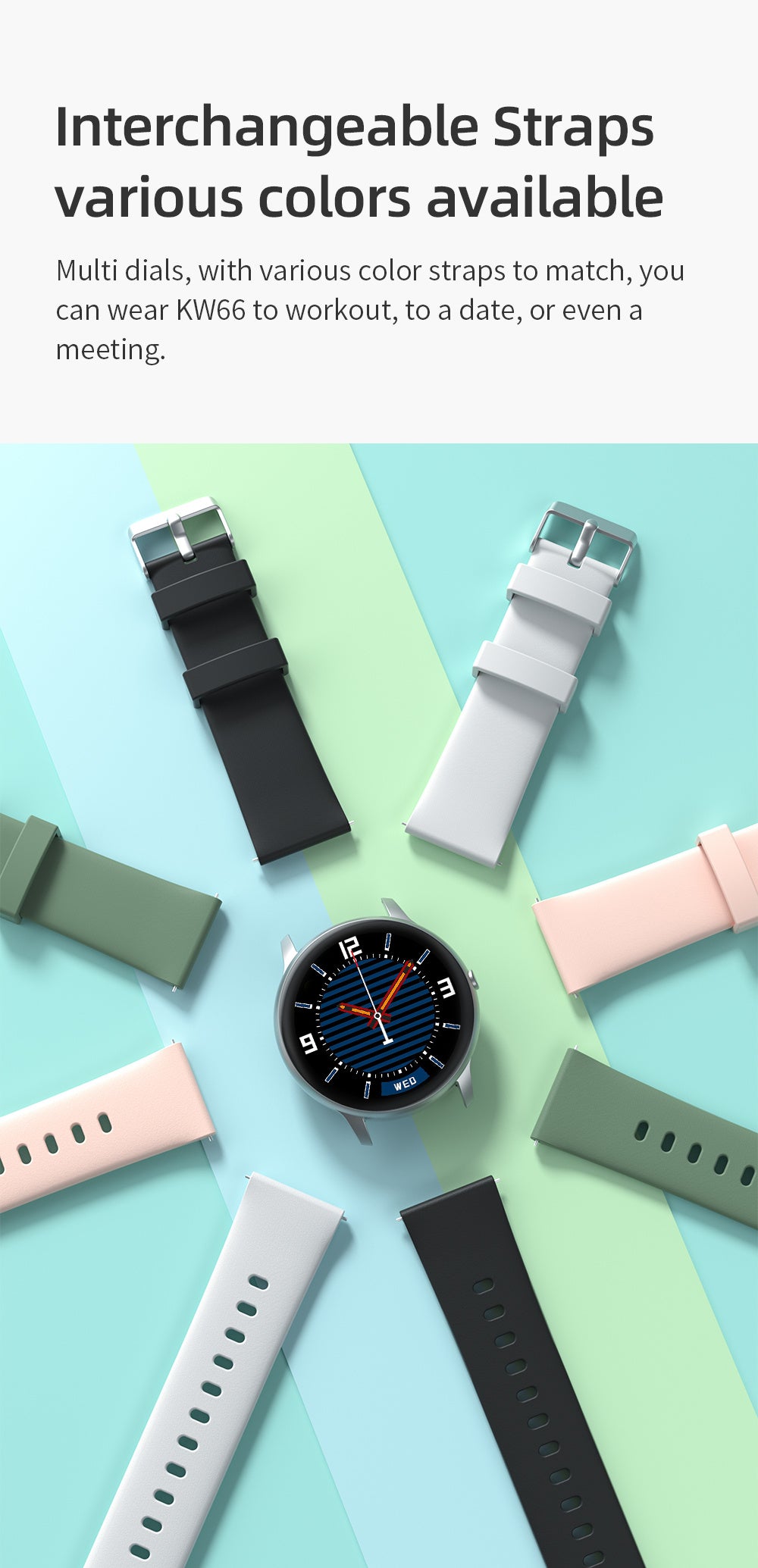 Smart Watch Sport Fitness Tracker-Black