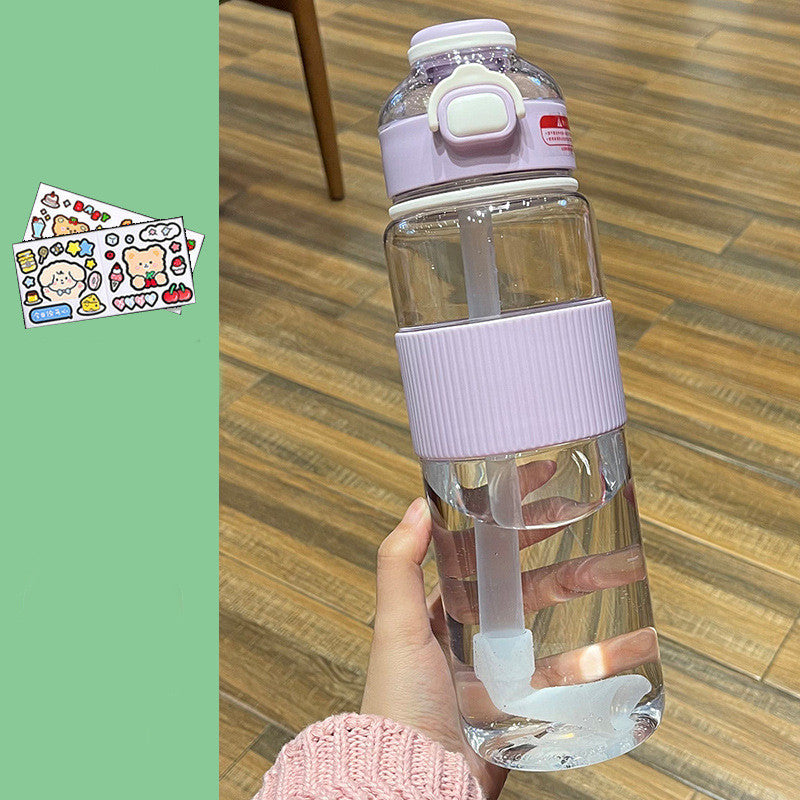 Portable Large Capacity Water Plastic Bottle