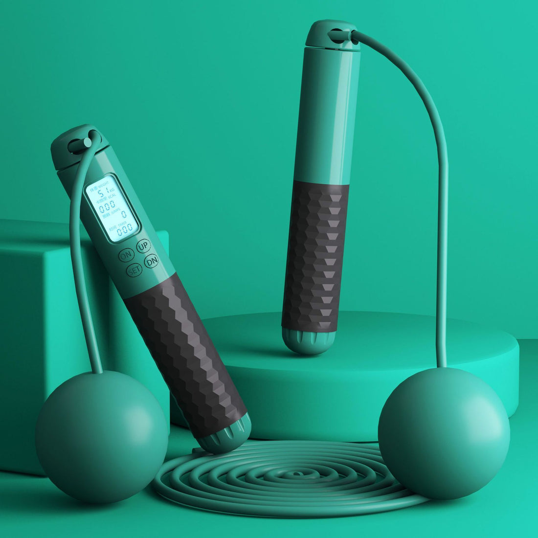 Fitness Exercise Weight Carrying Jumping Rope