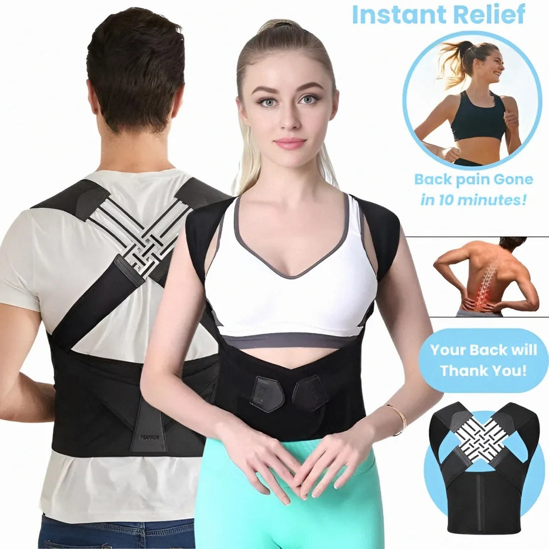 Back Posture Corrector For Pain Relief